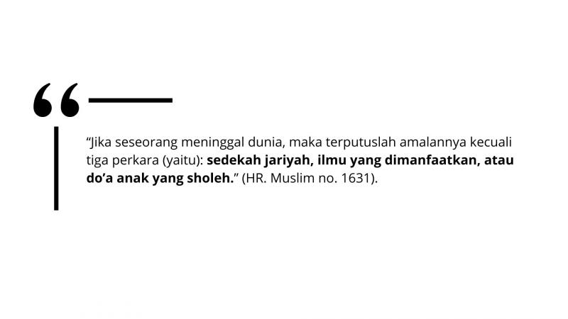 3 Amalan yang Dihasilkan dari Kerja Keras Mayit Semasa Hidup